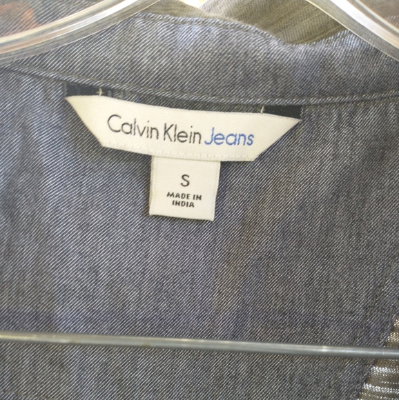 Calvin Klein Olive Green Polo Shirt Size Small - Picture 5 of 5